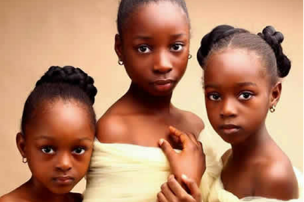 jare, 5-latka z nigerii, dziecięca modelka, najpiękniejsza dziewczynka