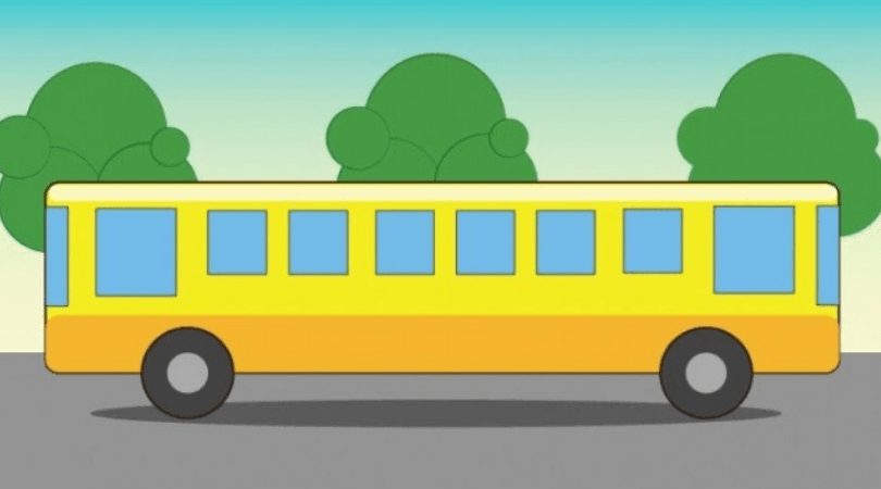zagadka, żółty autobus, łamigłówki
