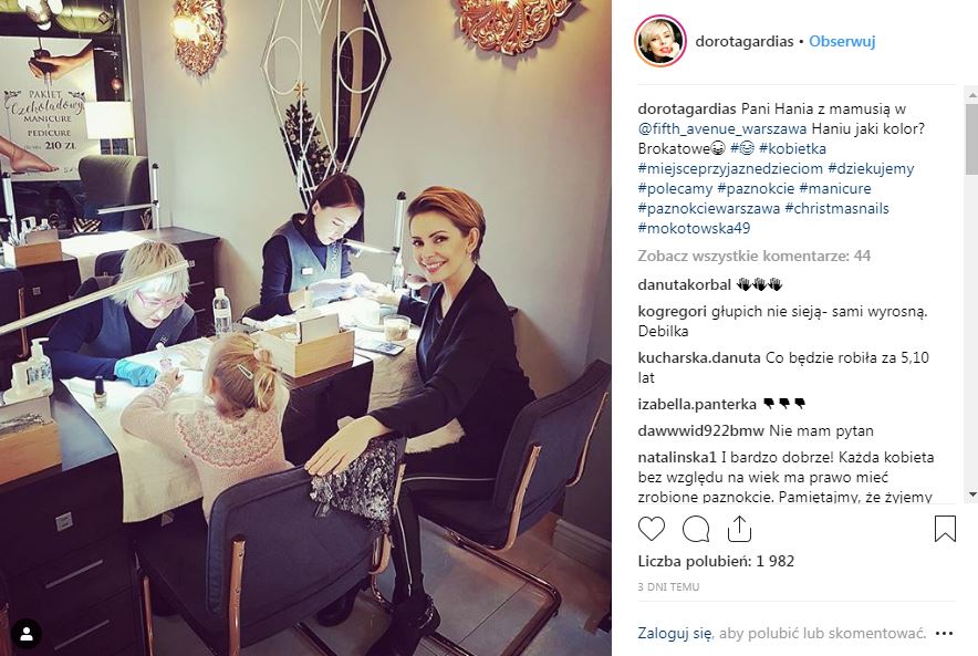 Dorota Gardias, Instagram, Dorota Gardias zabrała 5-letnią córkę
