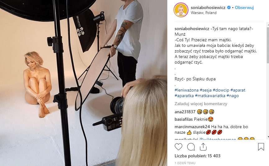 Sonia Bohosiewicz wrzuciła na swój Instagram pikantne zdjęcie, Sonia Bohosiewicz, polska aktorka